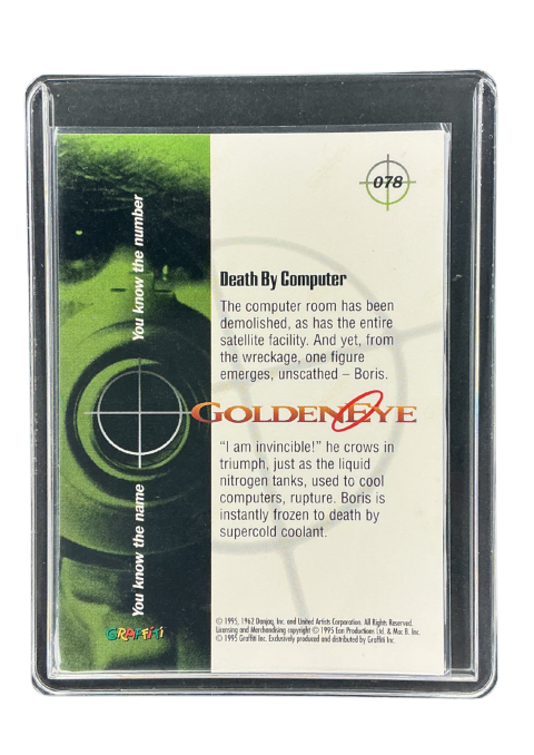1995 Graffiti Goldeneye Death By computer #078 Back