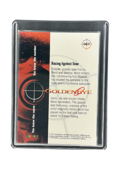 1995 Graffiti Goldeneye Racing Against Time #067 Back
