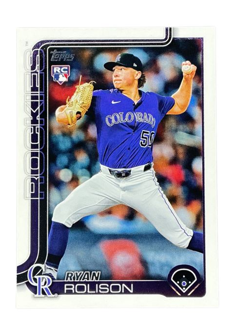 2025 Topps Update Series Baseball Ryan Rolison RC Colorado Rockies #US124
Front