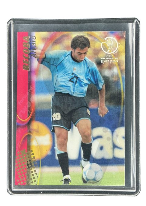 2002 Panini Fifa World Cup Korea Japan Alvaro Recoba Uruguay #112 Front
