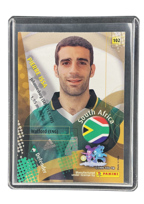 2002 Panini Fifa World Cup Korea Japan Pierre Issa South Africa #102 Front