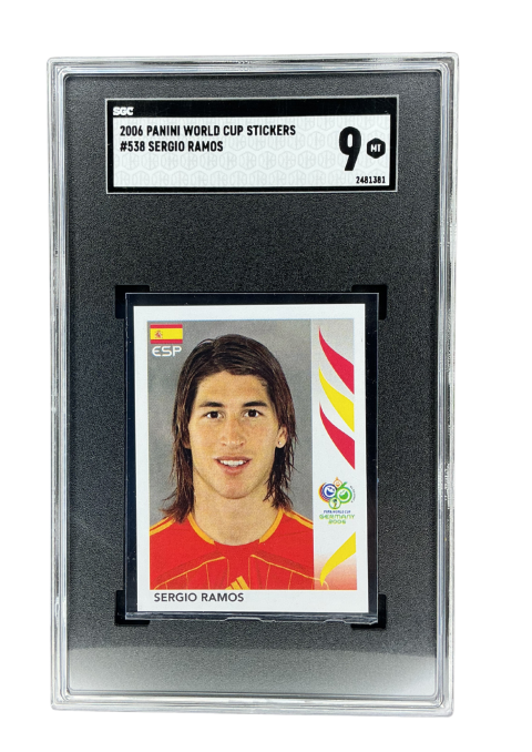 2006 Panini Sergio Ramos Stickers #538 SGC 9 Front
