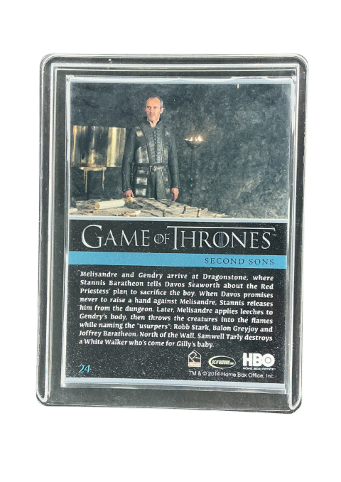 2014 Rittenhouse And Now His Watch Ende Game Of Thrones Second Sons #24
Back
