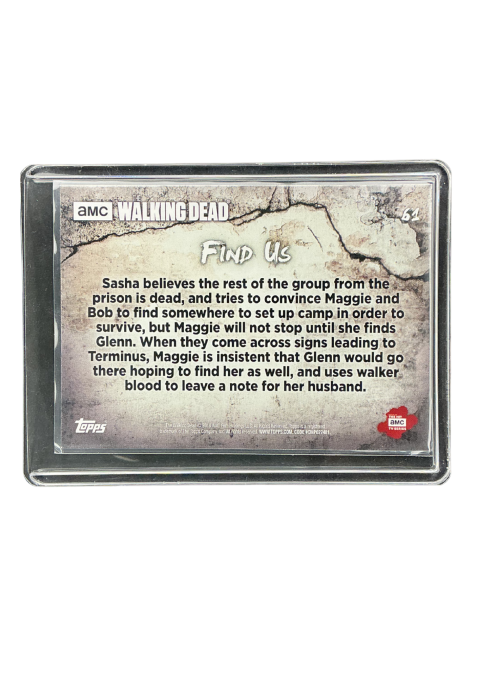 2018 Topps AMC The Walking Dead Find Us #61 Back