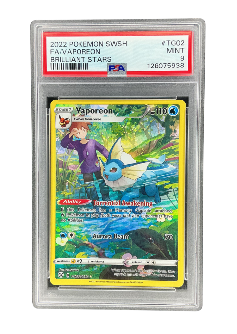 2022 Pokemon SWSH Flareon Vaporeon Jolteon #TG01 #TG02 #TG04 PSA 9
Front