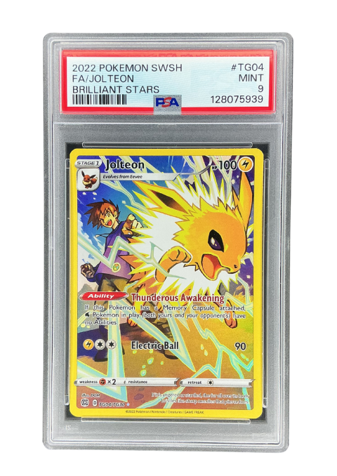 2022 Pokemon SWSH Flareon Vaporeon Jolteon #TG01 #TG02 #TG04 PSA 9
Front