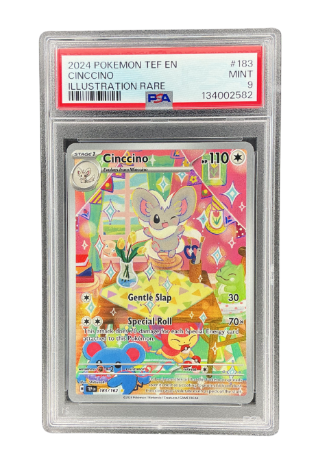 2024 Pokemon Cinccino #183 PSA 9 Front