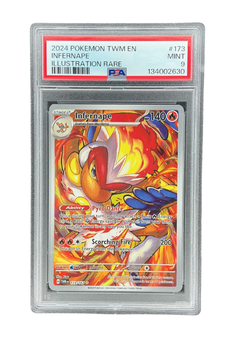 2024 Pokemon Infernape #173 PSA 9 Front