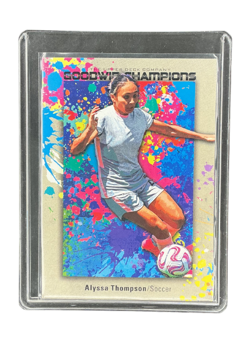 2024 Upper Deck Goodwin Champions Alyssa Thompson Soccer Splash Of Color #135 Front