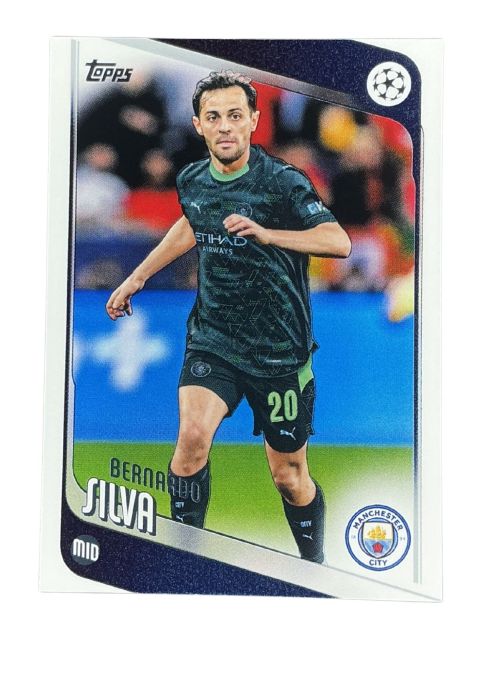 2025-26 Topps UEFA Club Competitions Bernado Silva #2 Front