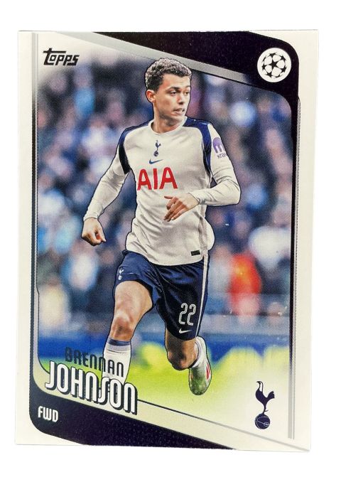 2025-26 Topps UEFA Club Competitions Brennan Johnson #18 Front