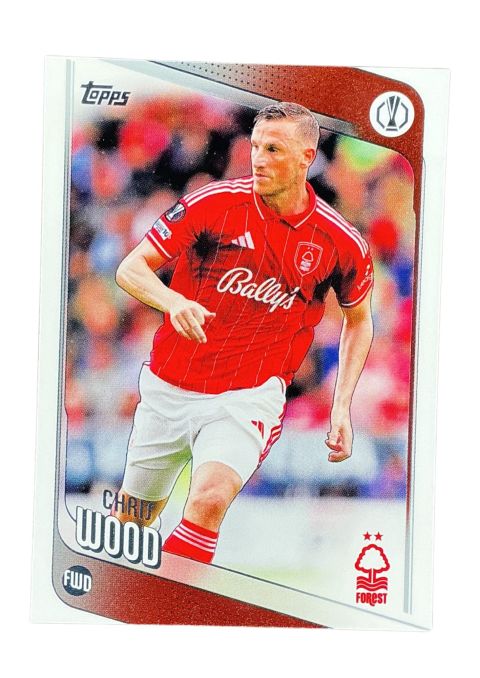 2025-26 Topps UEFA Club Competitions Chris Wood #186 Front