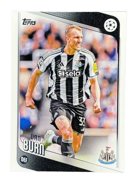 2025-26 Topps UEFA Club Competitions Dan Burn #91 Front
