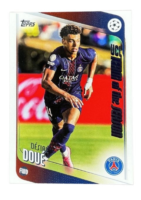 2025-26 Topps UEFA Club Competitions Desire Doue #198 Front