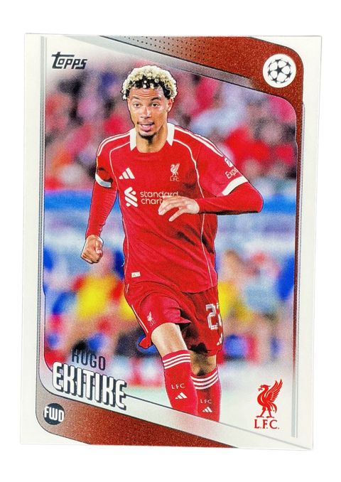 2025-26 Topps UEFA Club Competitions Hugo Ekitike #176 Front