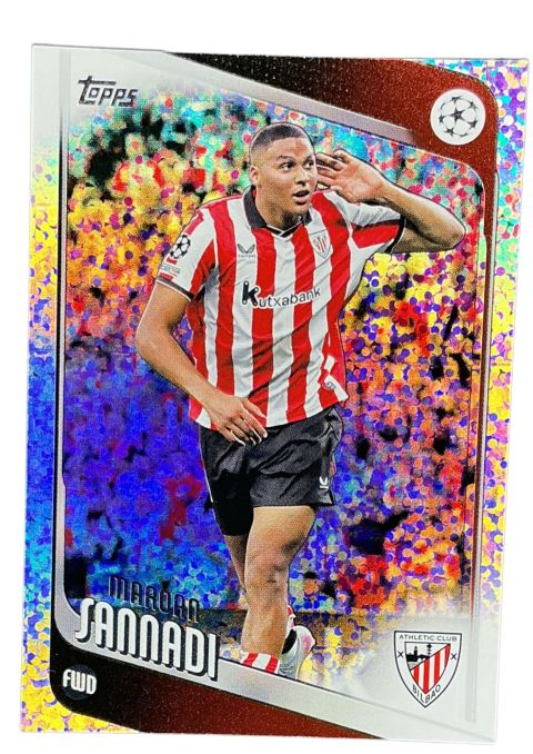 2025-26 Topps UEFA Club Competitions Maroan Sannadi Silver Foil #105 Front