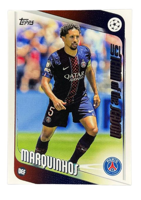 2025-26 Topps UEFA Club Competitions Marquinhos #92 Front