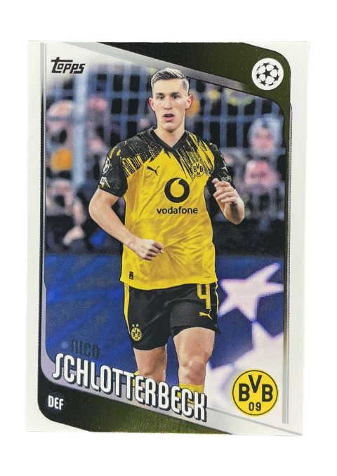 2025-26 Topps UEFA Club Competitions Nico Schlotterbeck #99 Front