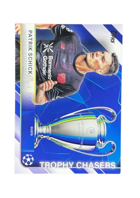 2025-26 Topps UEFA Club Competitions Patrik Schick Trophy Chaser #TC-15 Front