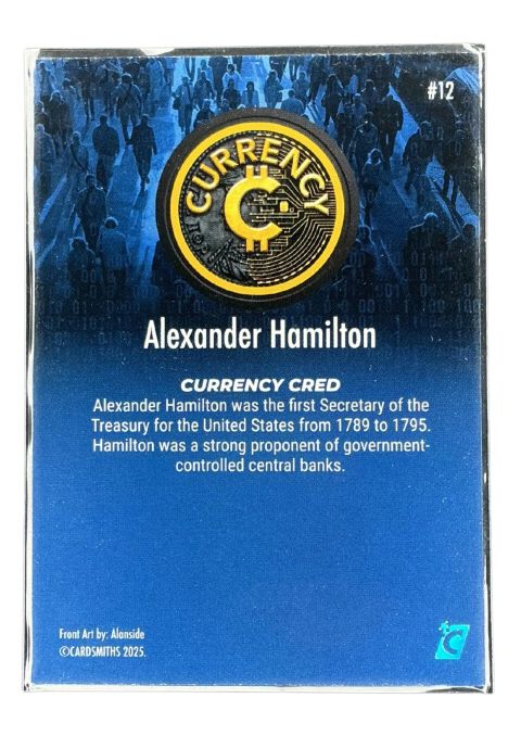 2025 Cardsmiths Currency Series 5 Alexander Hamilton #12 Back