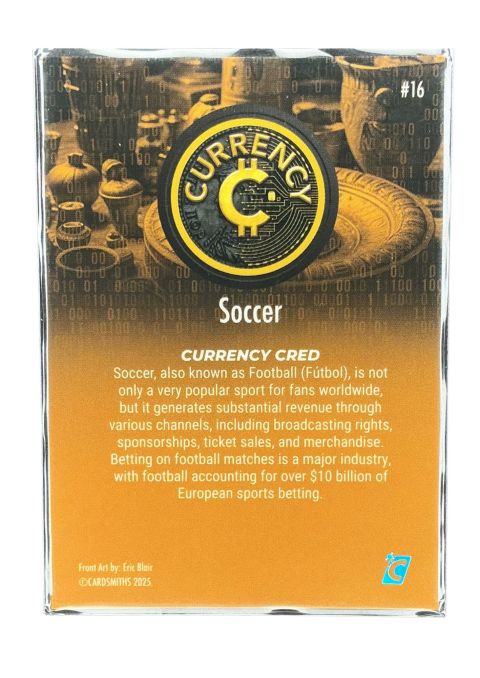 2025 Cardsmiths Currency Series 5 Card Soccer #16 Back