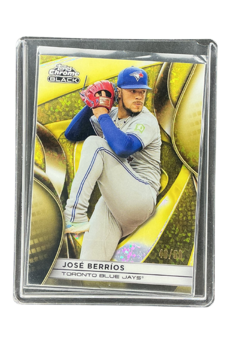 2025 Topps Chrome Black Jose Berrios /50 #82 Front