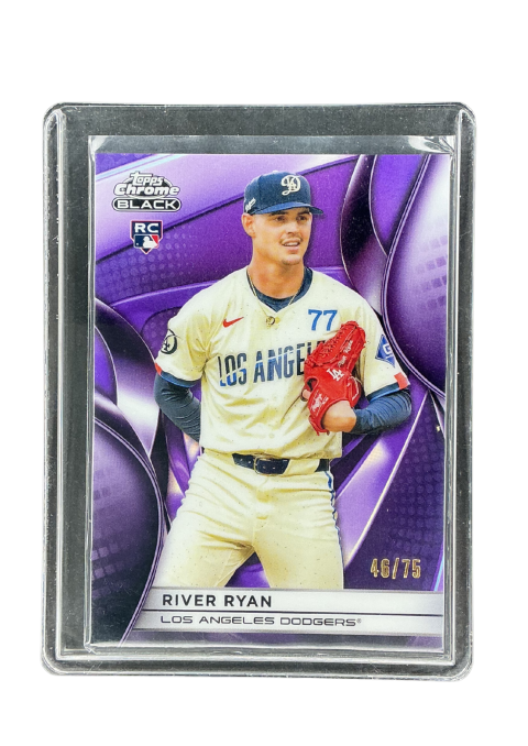 2025 Topps Chrome Black River Ryan RC /75 #118
Front