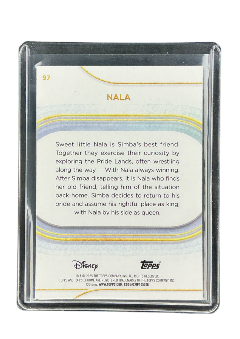 2025 Topps Chrome Disney Nala #97
Back