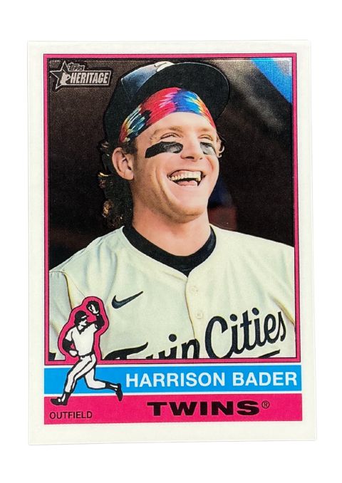 2025 Topps Heritage Baseball Harrison Barder RC Twins #707 Front