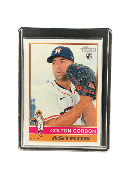 2025 Topps Heritage Colton Gordon RC Astros #637 Front