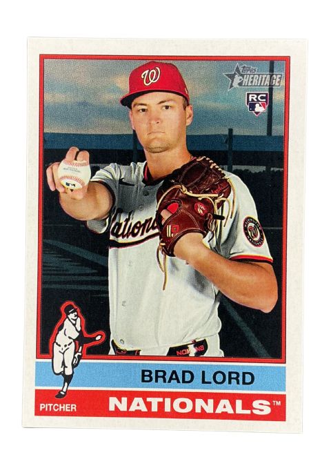 2025 Topps Heritage Rookie Brad Lord #548 Front