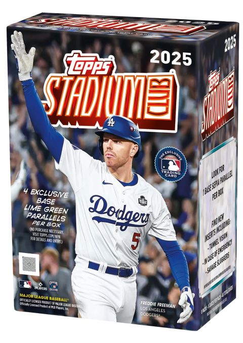 2025 Topps Stadium Club Baseball Blaster Factory Sealed