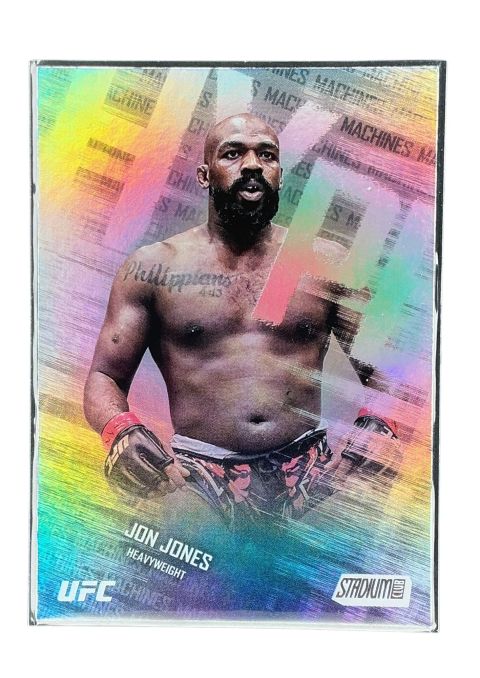 2025 Topps Stadium Club UFC Hype Machines Jon Jones Holo Foil #HM-8 Front