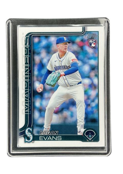 2025 Topps Update Logan Evans RC #US302 Front