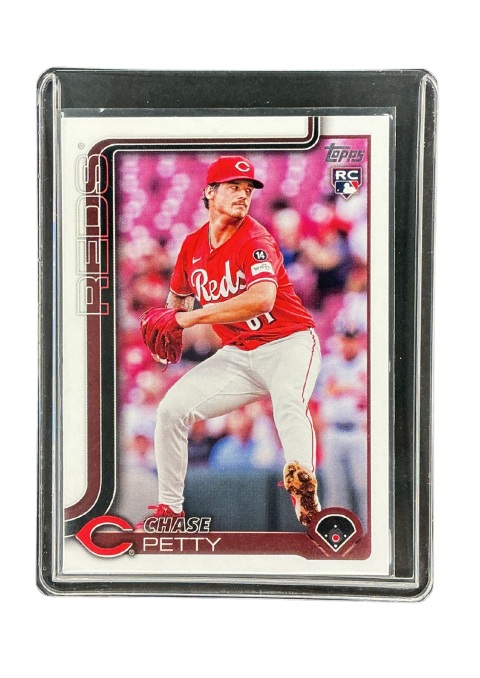 2025 Topps Update Series Chase Petty RC Reds #US275 Front