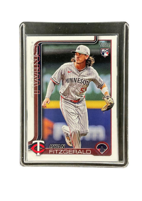 2025 Topps Update Series Ryan Fitzgerald RC Twins #US308 Front