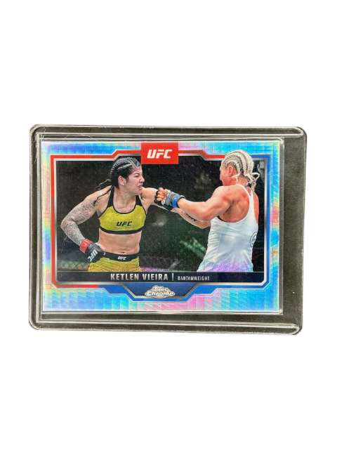 2025 Topps chrome UFC Ketlen Vieira Bantamweight #149 Front