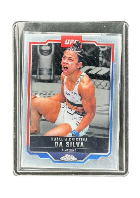 2025 Topps chrome UFC Natalia Cristina Da Silva Flyweight #82 Front