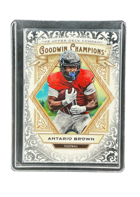2025 Upper Deck Goodwin Champions Antario Brown Football #64 Front
