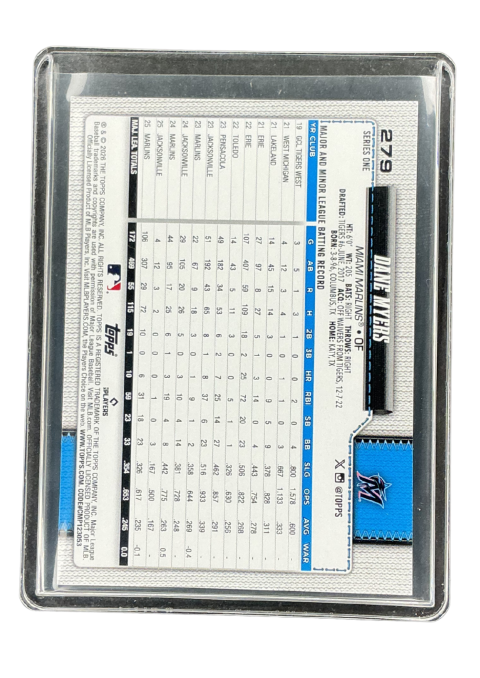 2026 Topps 75 Series 1 Dane Myers #279 Back