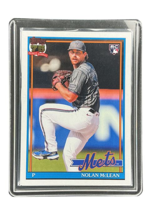 2026 Topps 75 Series 1 Nolan McLean RC 1991 Insert #T91-63 Front