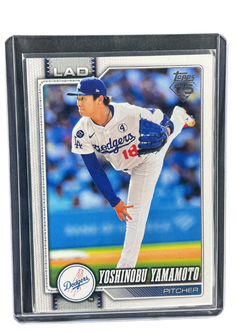 2026 Topps 75 Series 1 Yoshinobu Yamamoto #90 Front
