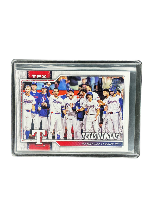 2026 Topps 75 Years Baseball Series 1 Texas Rangers TEX #258 Front