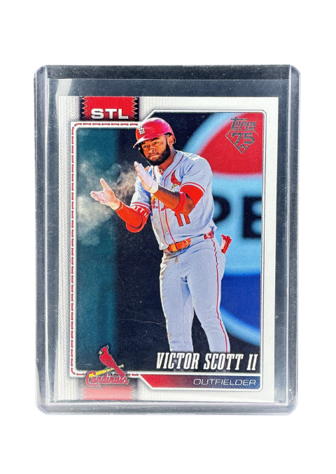 2026 Topps 75 Years Baseball Series 1 Victor Scott ii STL #221 Front