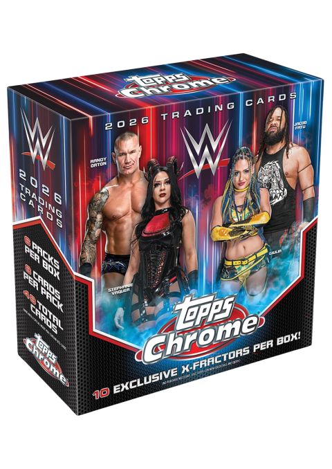 2026 Topps Chrome WWE Factory Sealed Mega