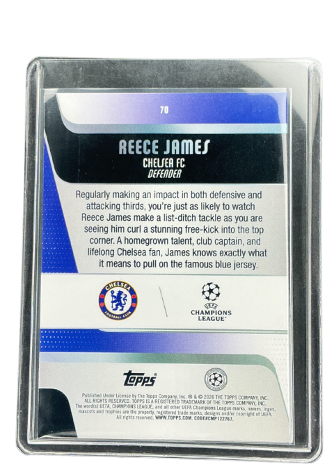 2026 Topps UCC Flagship Reece James #70 Back