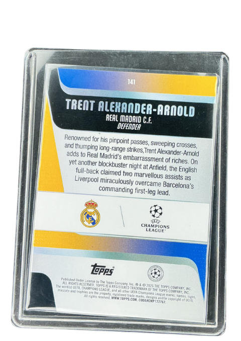 2026 Topps UCC Flagship Trent Alexander-Arnold #141 back