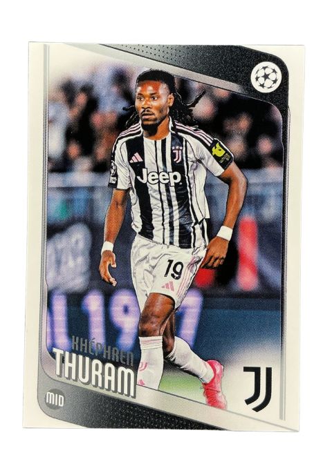 2026 Topps UEFA Club Competitions Khephren Thuram Juventus #71 Front