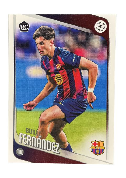 2026 Topps UEFA Club Competitions Guille FCB #190 Front