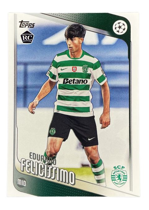 2026 Topps UEFA Club Competitions Eduardo Felicissimo RC #60
Front